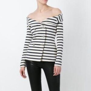 Faith Connexion Off-the-Shoulder Blazer